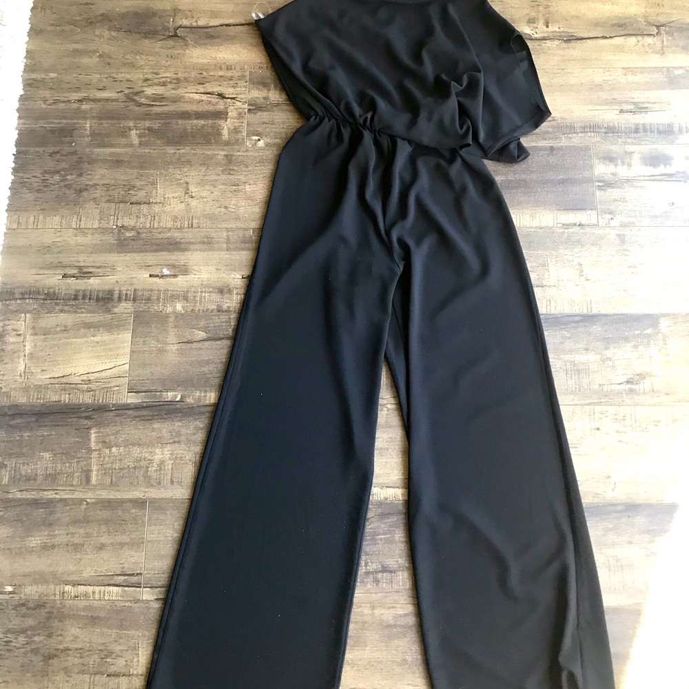VICI One-piece off the shoulder pant suit
